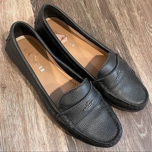 Coach | Odette Black Leather Loafers